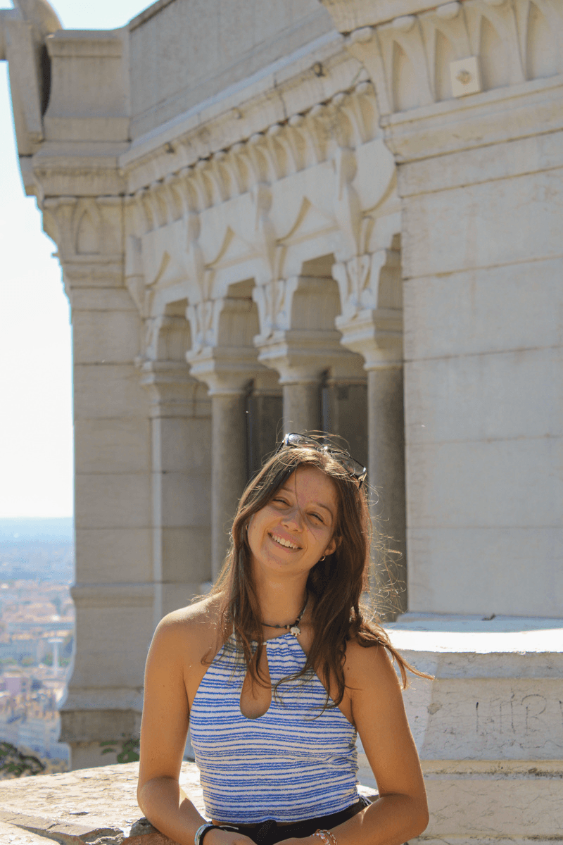 Portrait lifestyle à la basilique de Fourvière