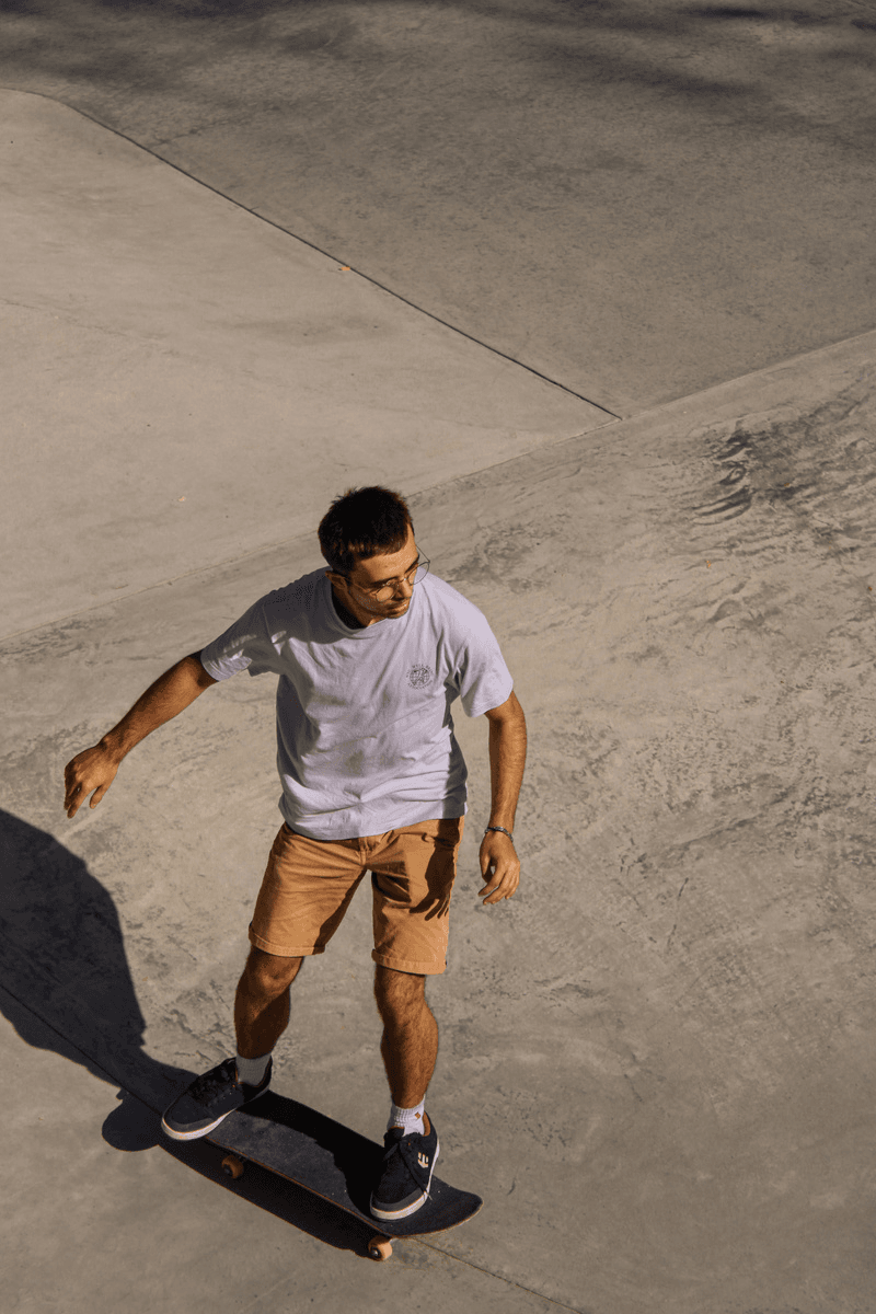 Photographie de sport : skateur en action