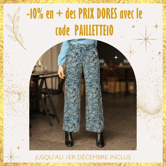 Post promotionnel doré pour Belle de Jupe